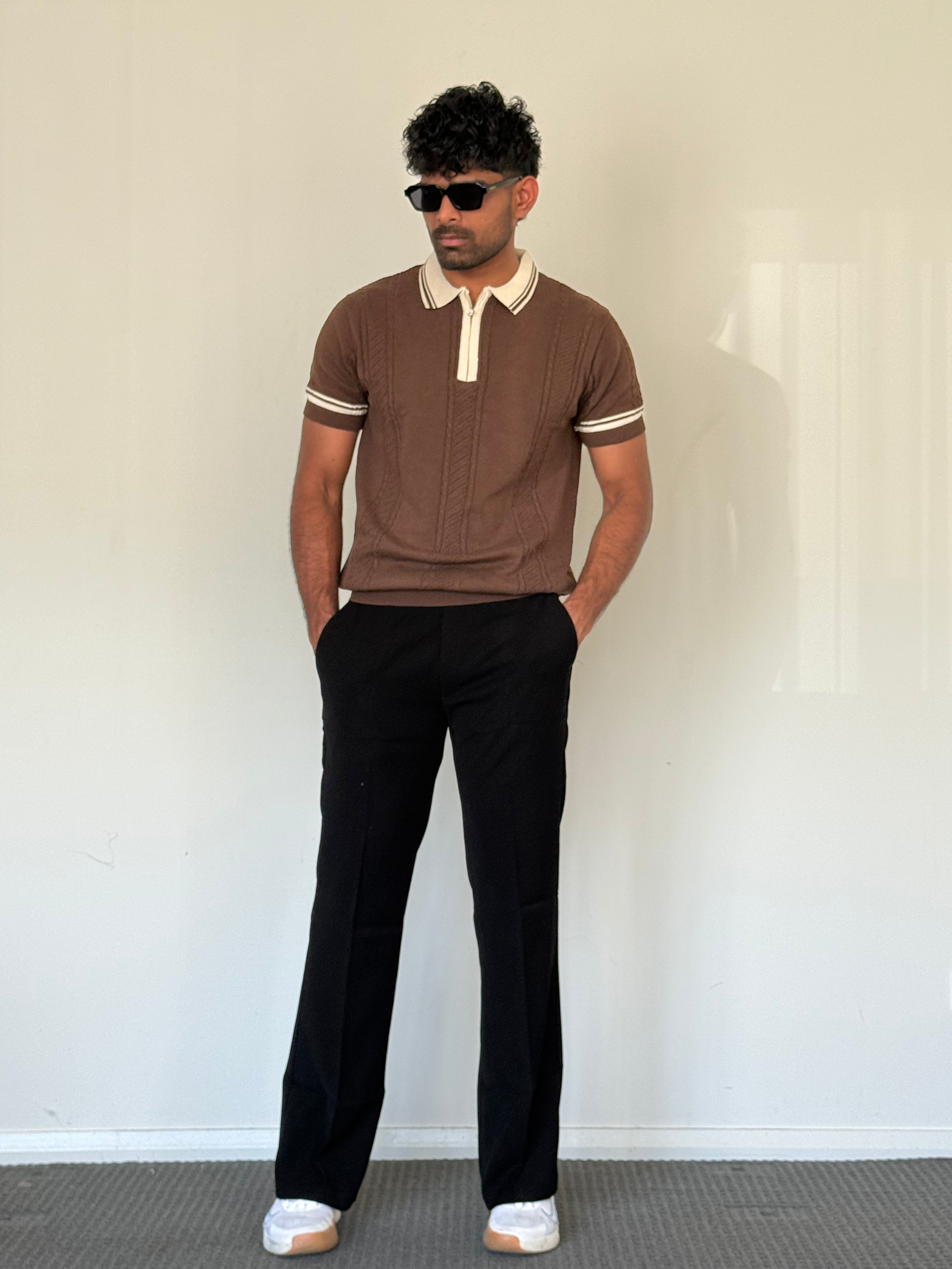ARMANI BOOTCUT FORMAL TROUSERS