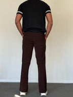 Cocoa Brown Armani Bootcut Pants